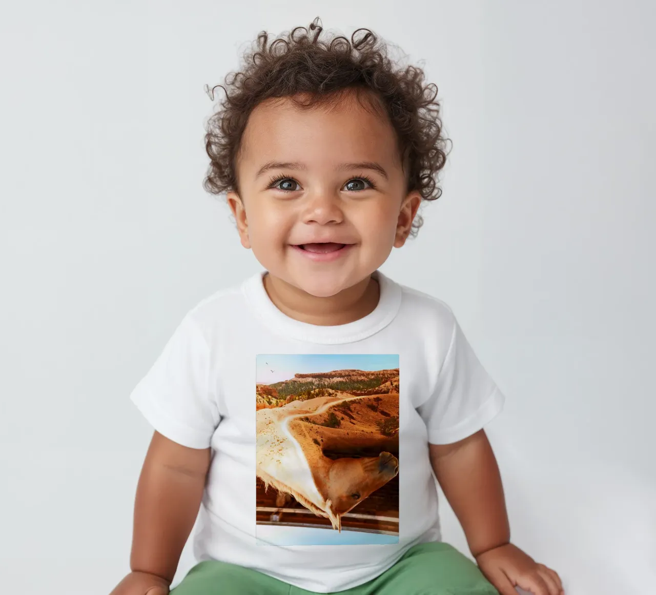 Horse With No Name baby t-shirt by mofartmonica