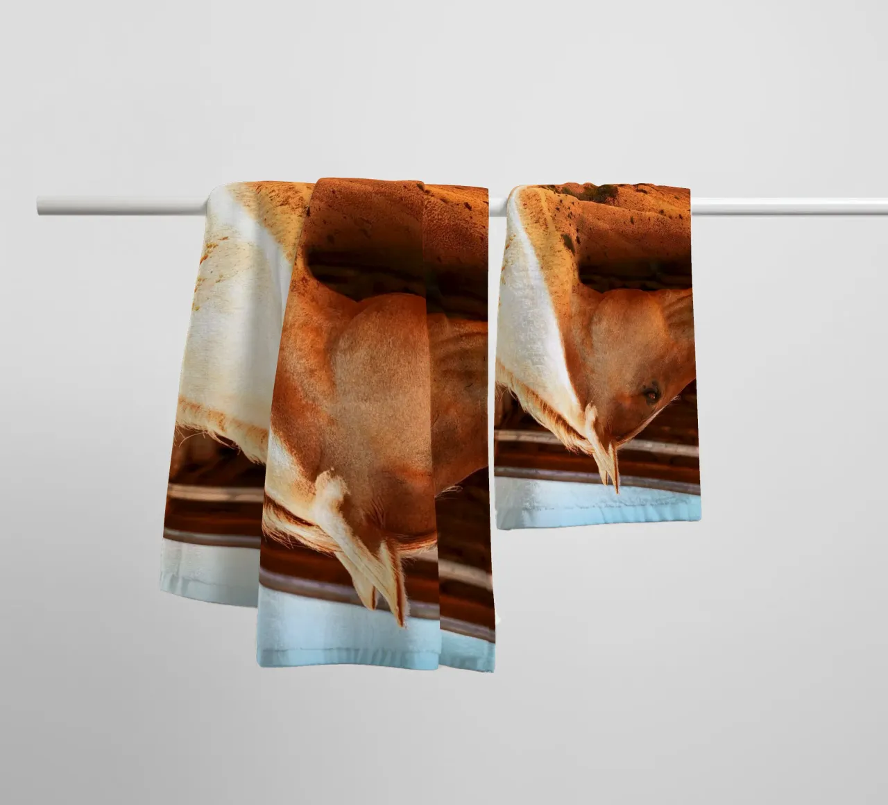 Horse With No Name towel by mofartmonica