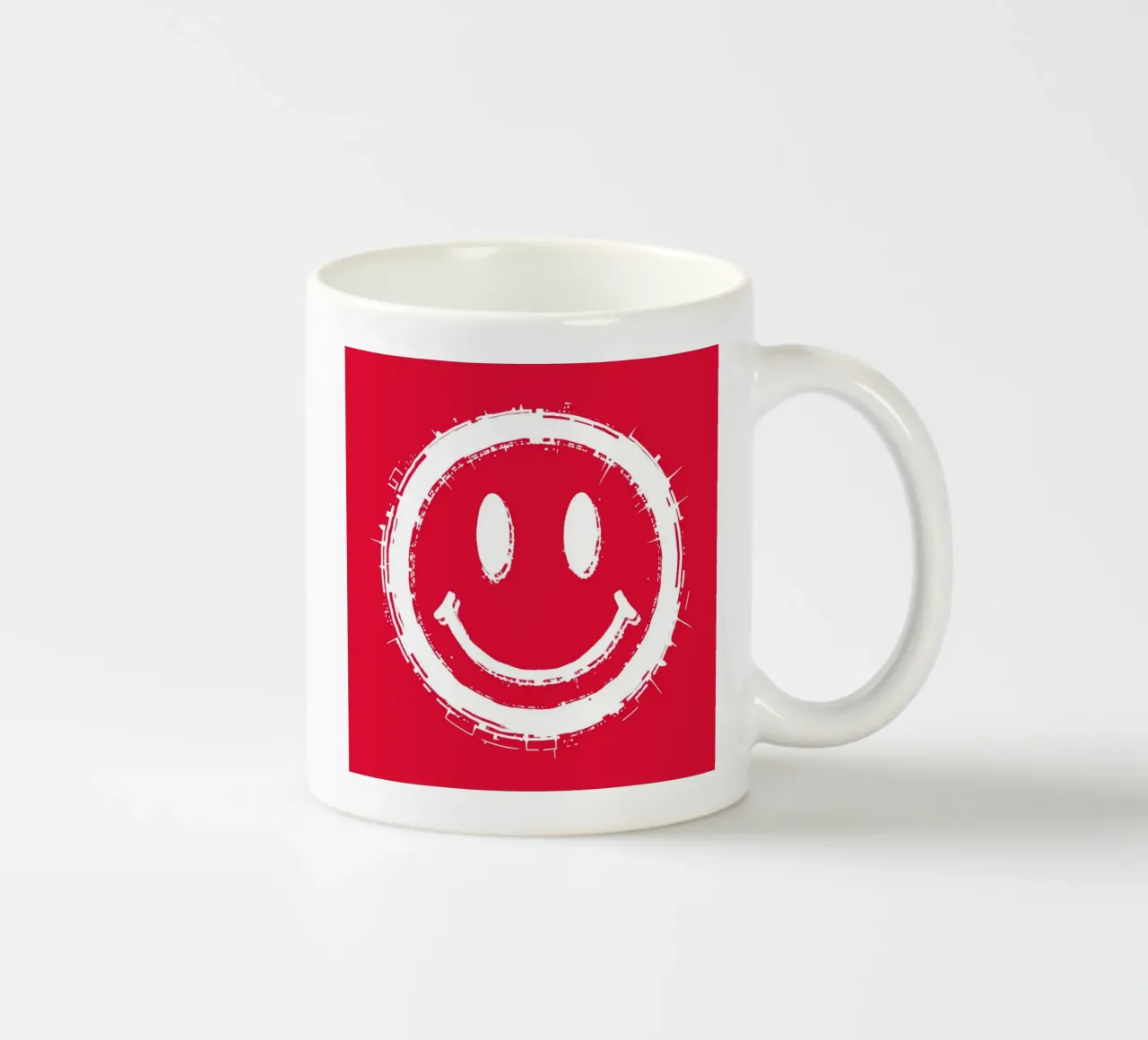 Emoji_StilA_rot2 tazza in ceramica da AI-Portraits by LK