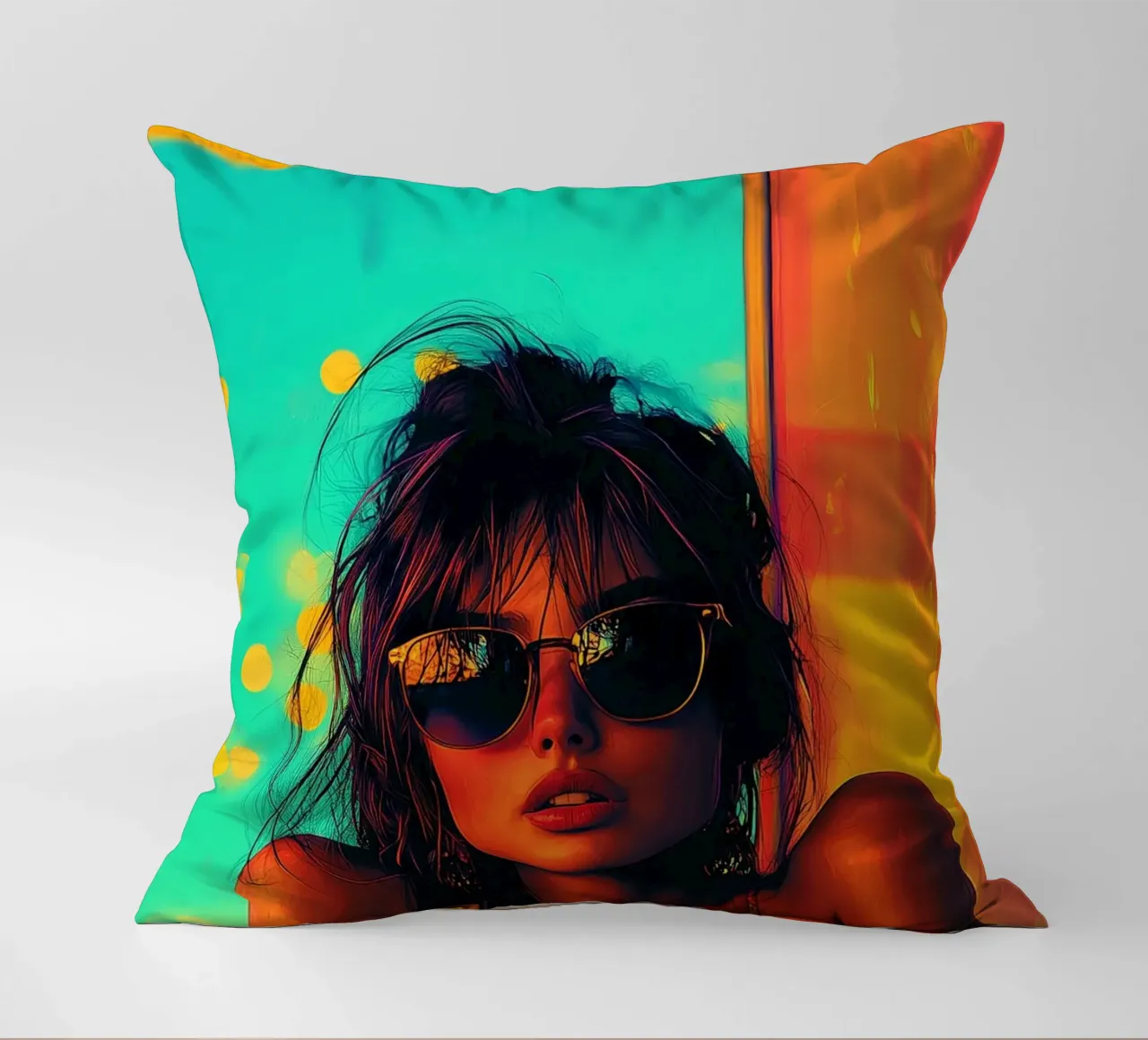 Urban Glow - After Hours cuscino da Synthaira