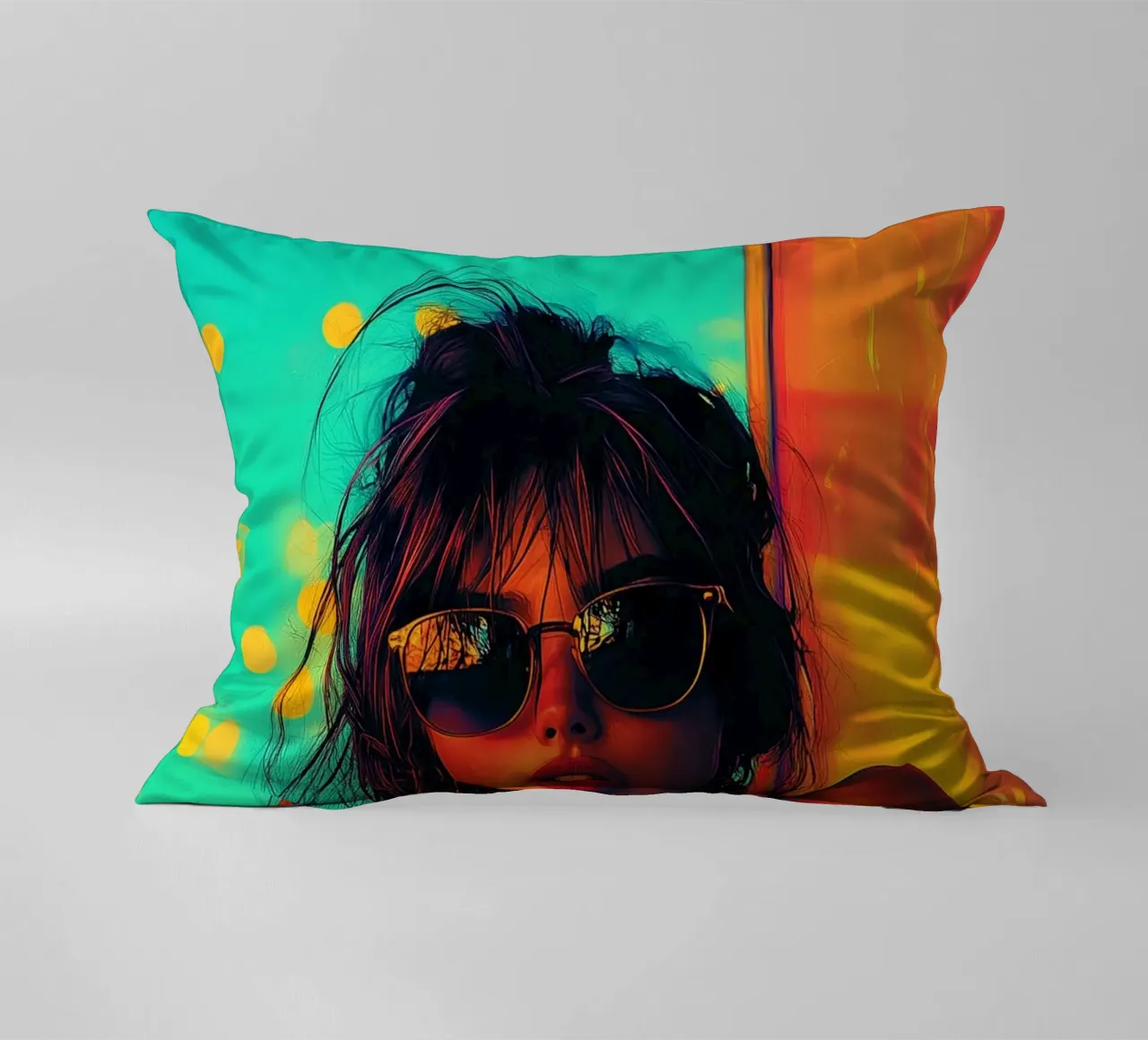 Urban Glow - After Hours cuscino da Synthaira
