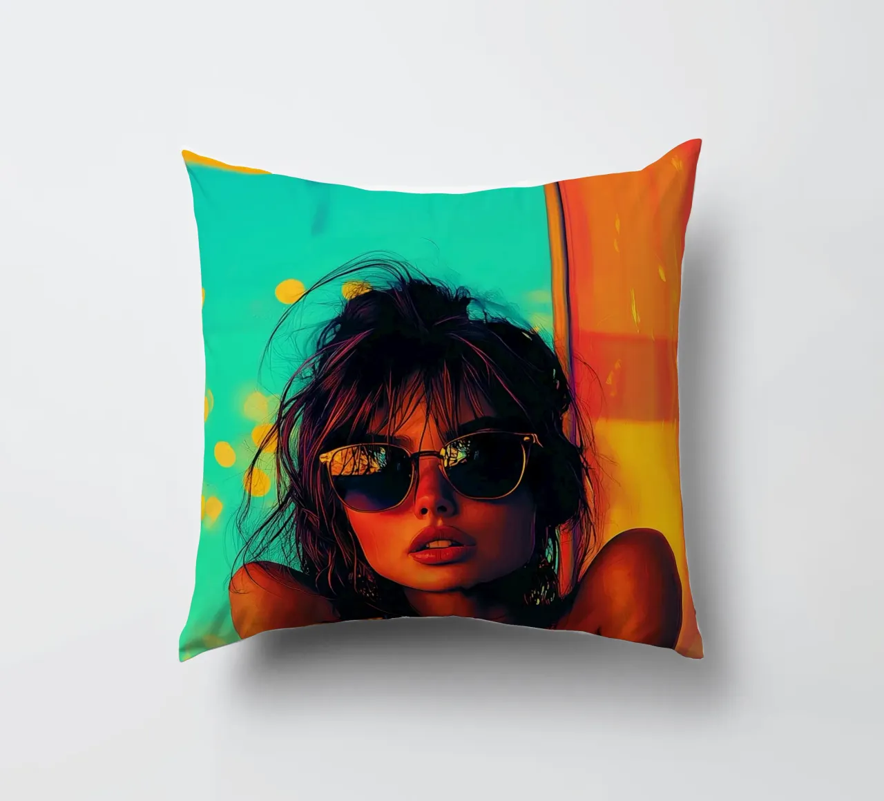 Urban Glow - After Hours cuscino da Synthaira