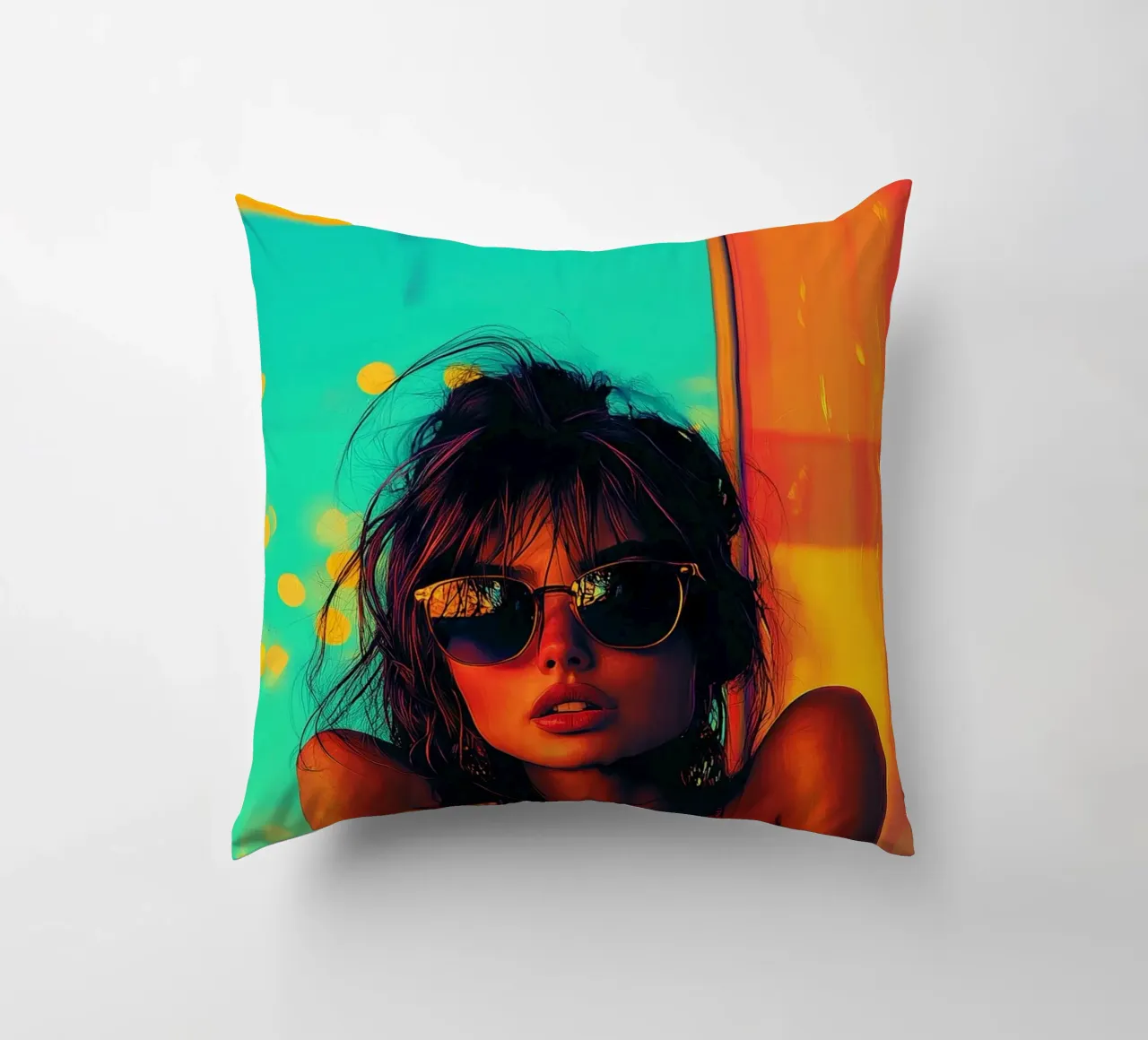 Urban Glow - After Hours cuscino da Synthaira