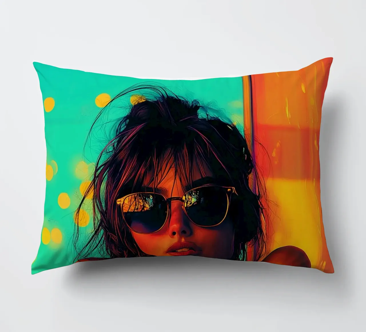 Urban Glow - After Hours cuscino da Synthaira