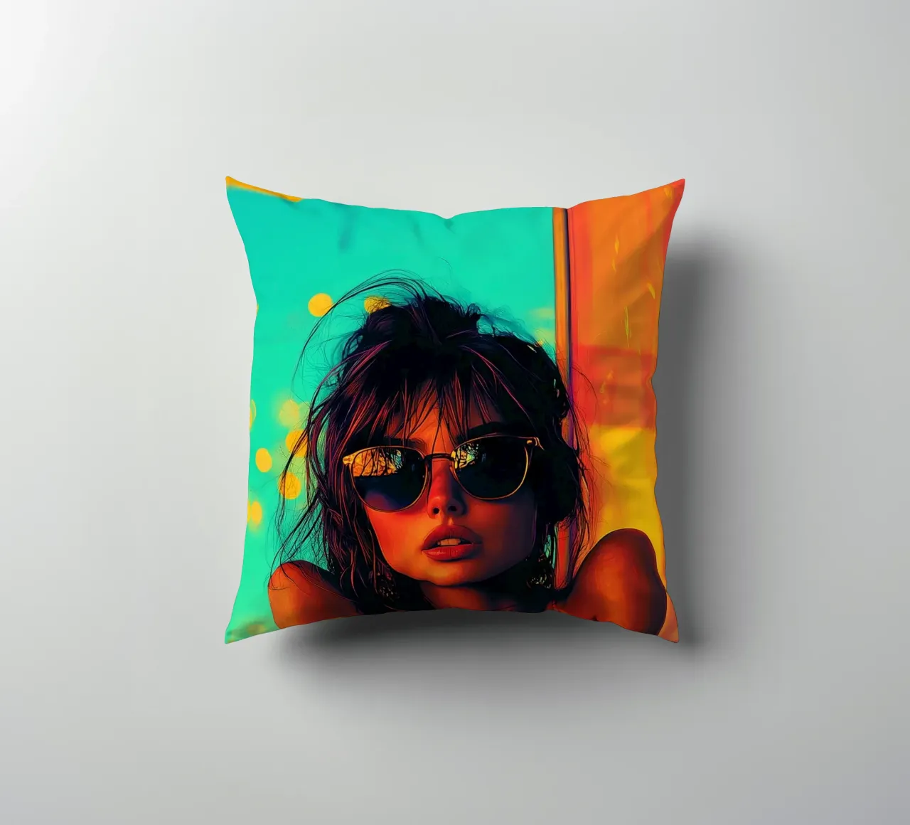 Urban Glow - After Hours cuscino da Synthaira