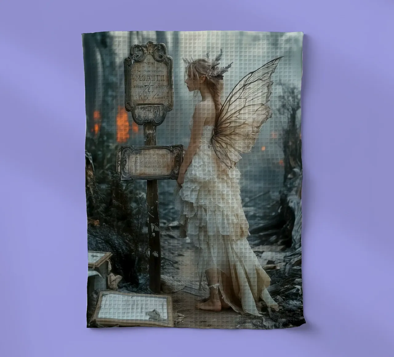 The Forgotten Path - Lost Fairy Art Print canovaccio da cucina da Synthaira