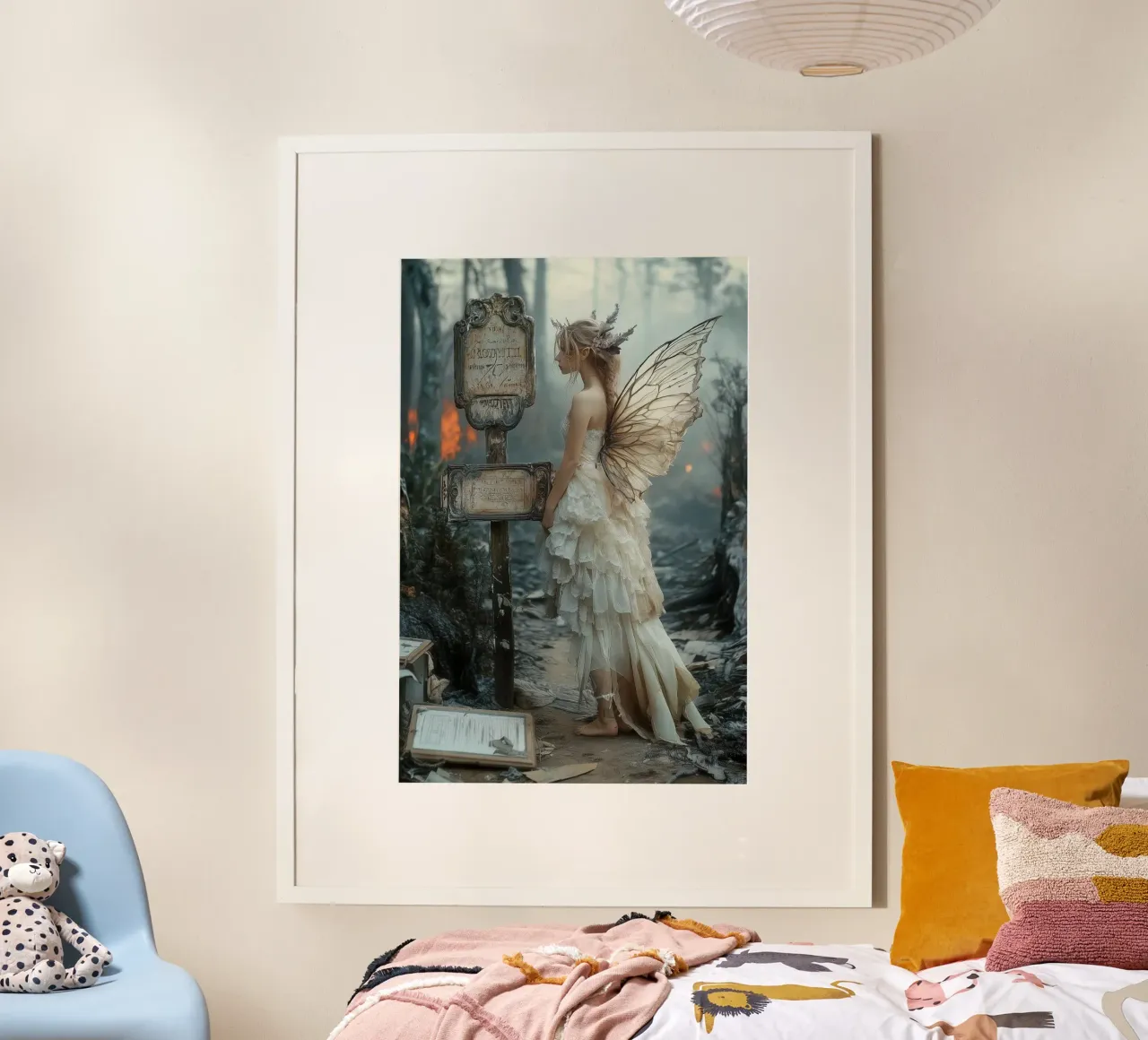 The Forgotten Path - Lost Fairy Art Print poster da Synthaira
