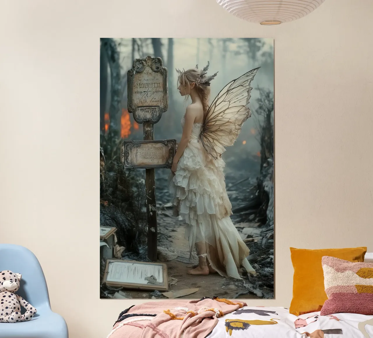 The Forgotten Path - Lost Fairy Art Print poster da Synthaira