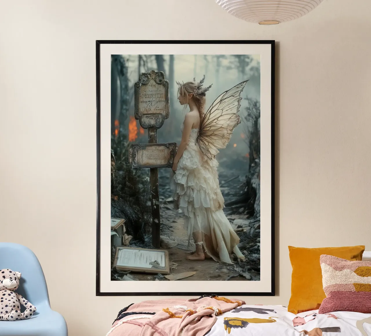 The Forgotten Path - Lost Fairy Art Print poster da Synthaira