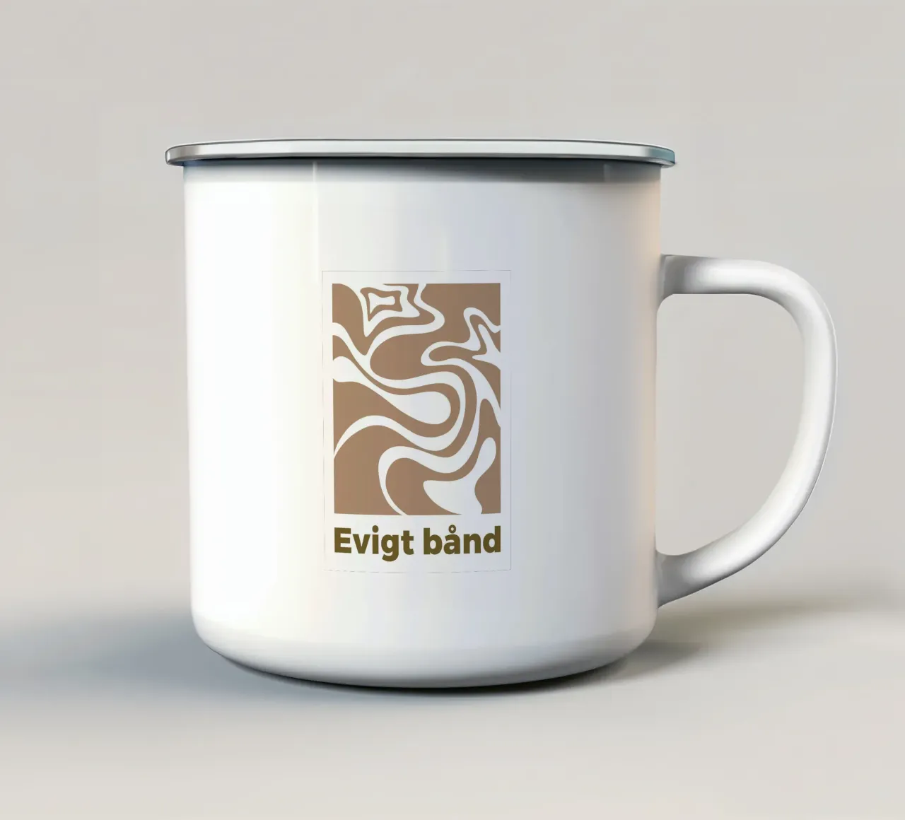Legame eterno tazza in smalto da MODERN NUANCE