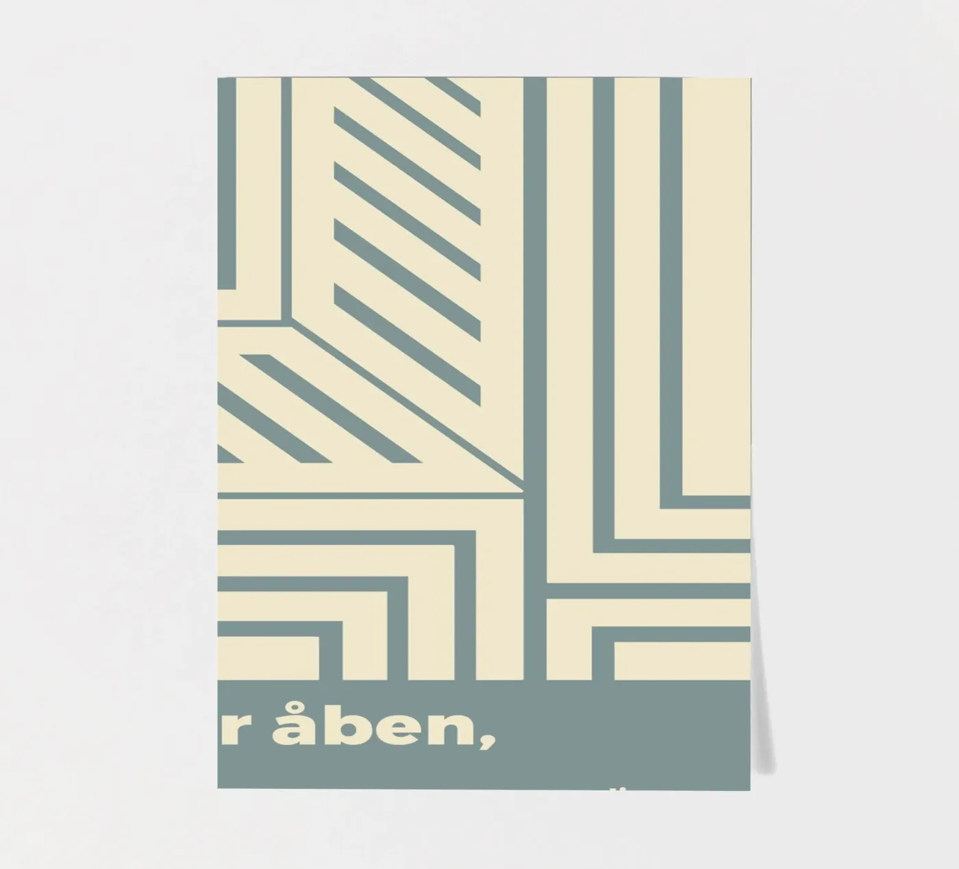 Offen sein Stickerbogen von MODERN NUANCE