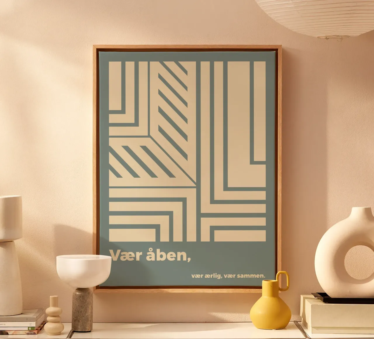 Be open canvas with Floater frame by MODERN NUANCE