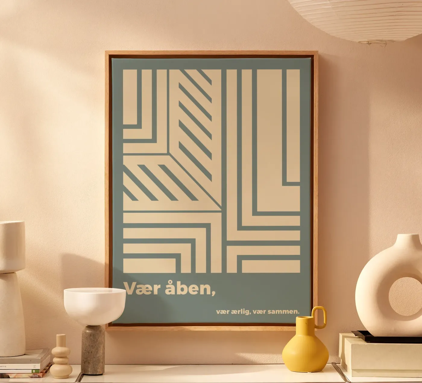 Offen sein Leinwand von MODERN NUANCE