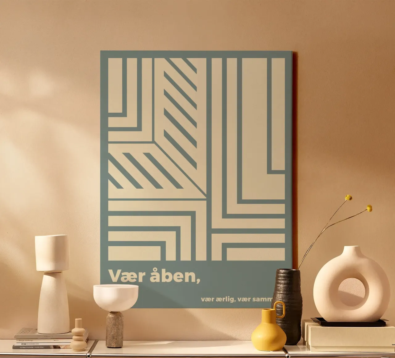 Be open canvas with Floater frame by MODERN NUANCE