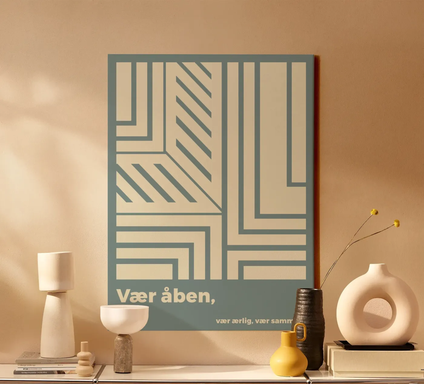 Offen sein Leinwand von MODERN NUANCE