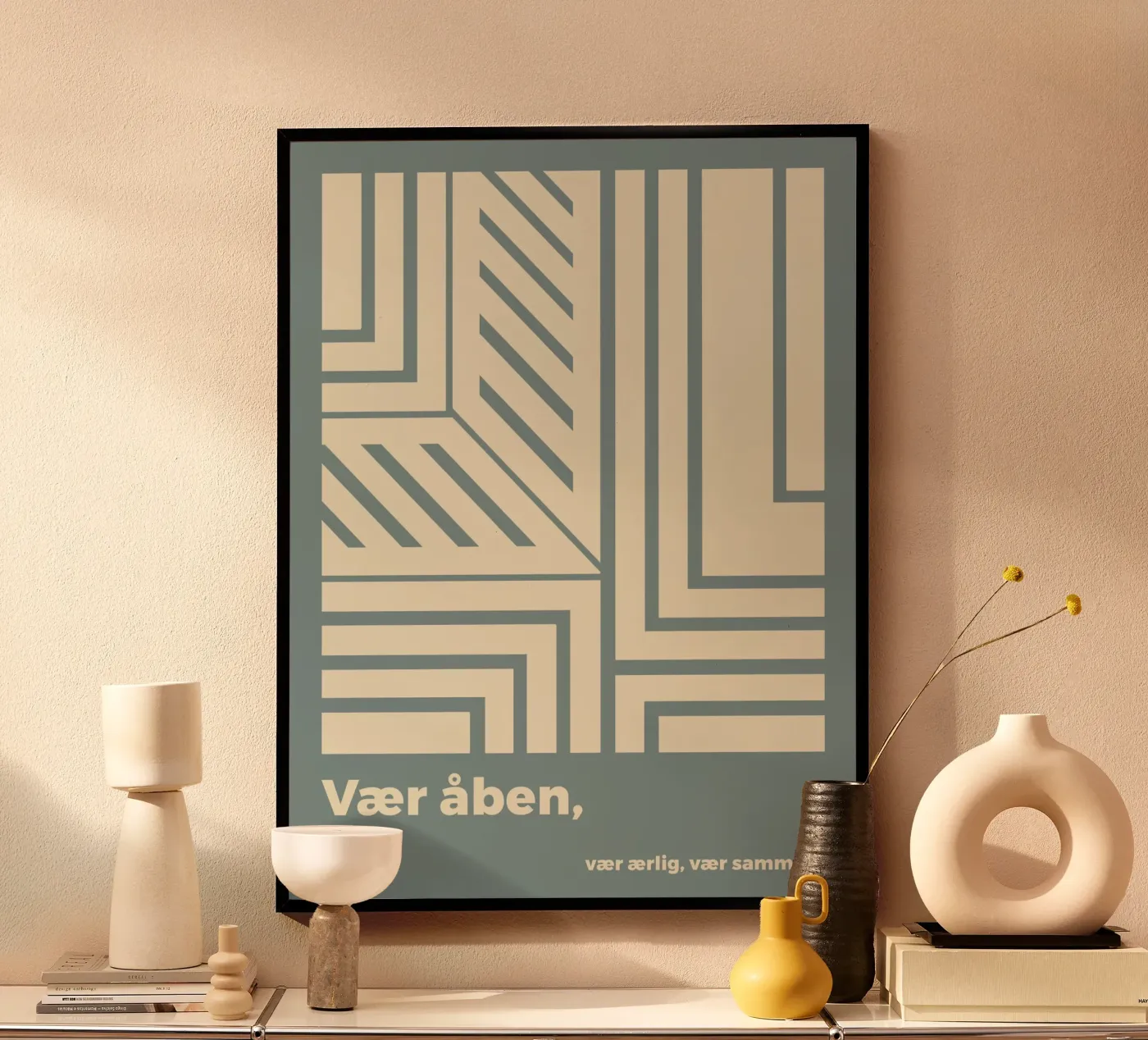 Wees open poster van MODERN NUANCE
