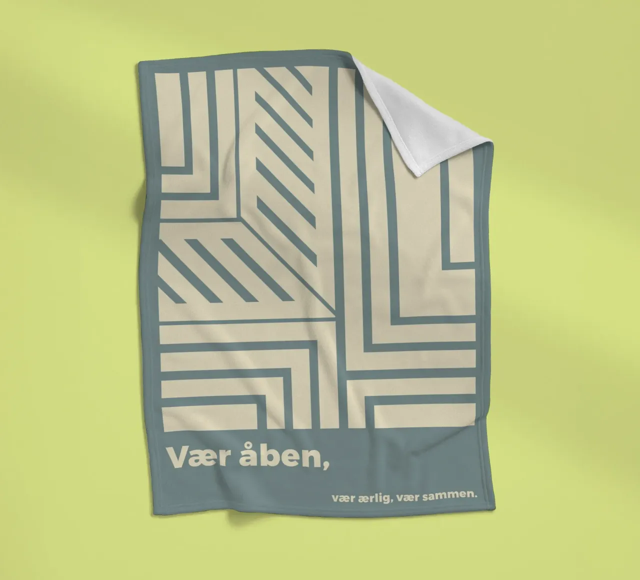 Offen sein Fleecedecke von MODERN NUANCE