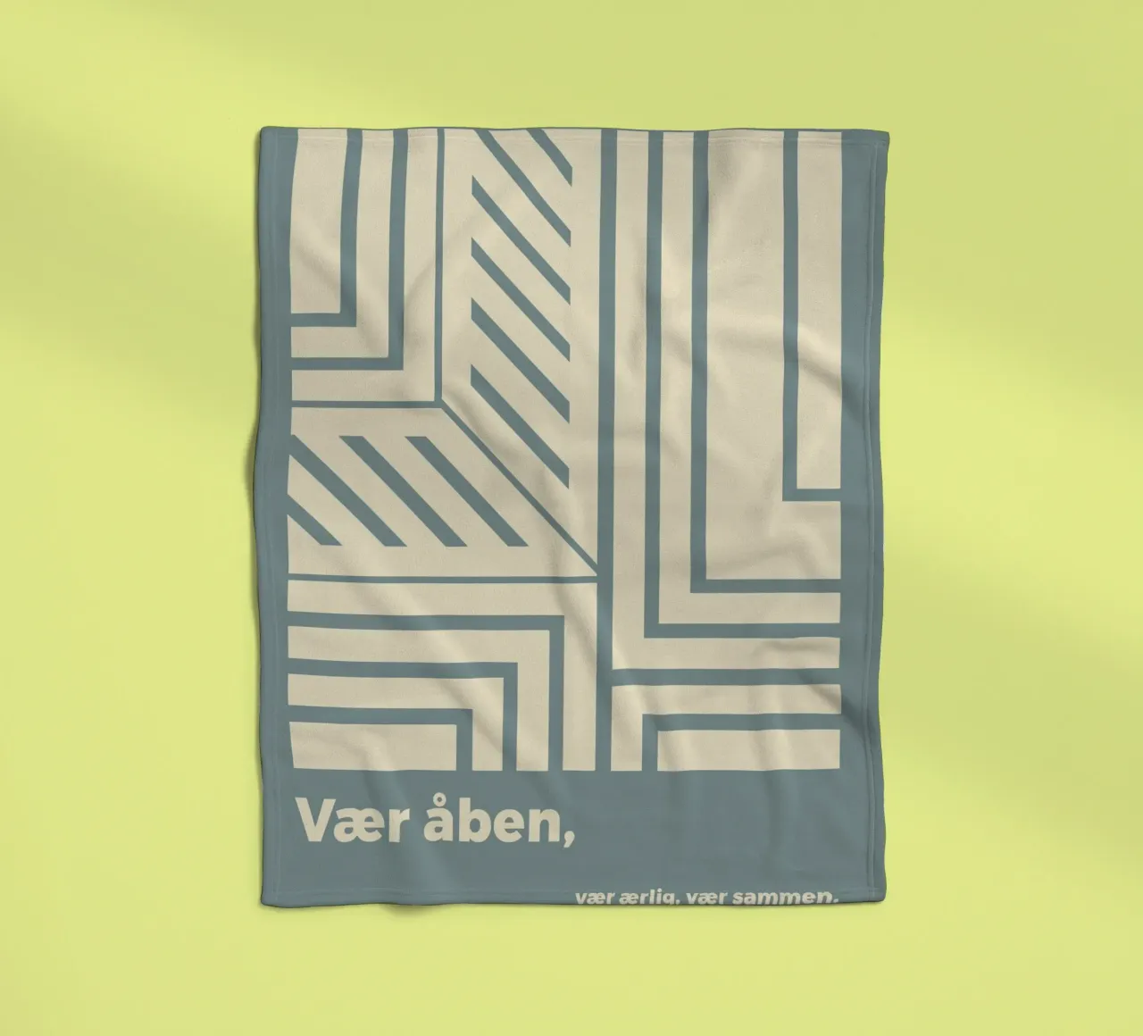 Offen sein Fleecedecke von MODERN NUANCE