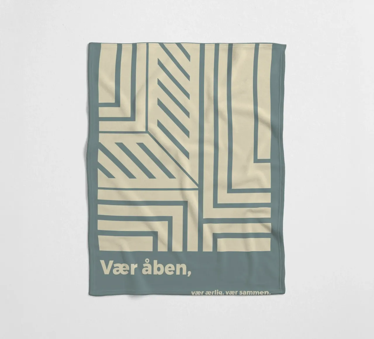 Offen sein Fleecedecke von MODERN NUANCE