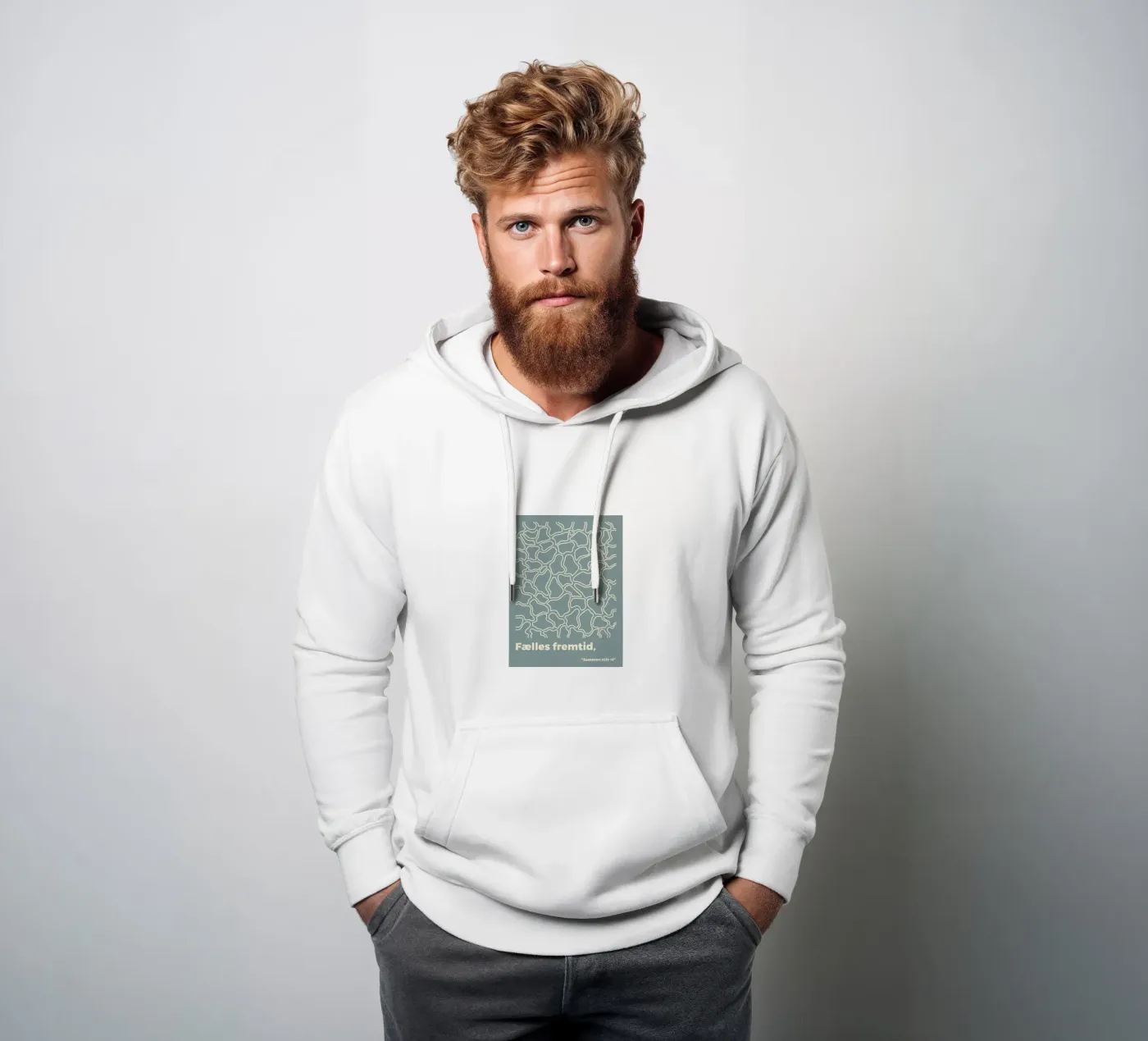 Shared future hoodie by MODERN NUANCE