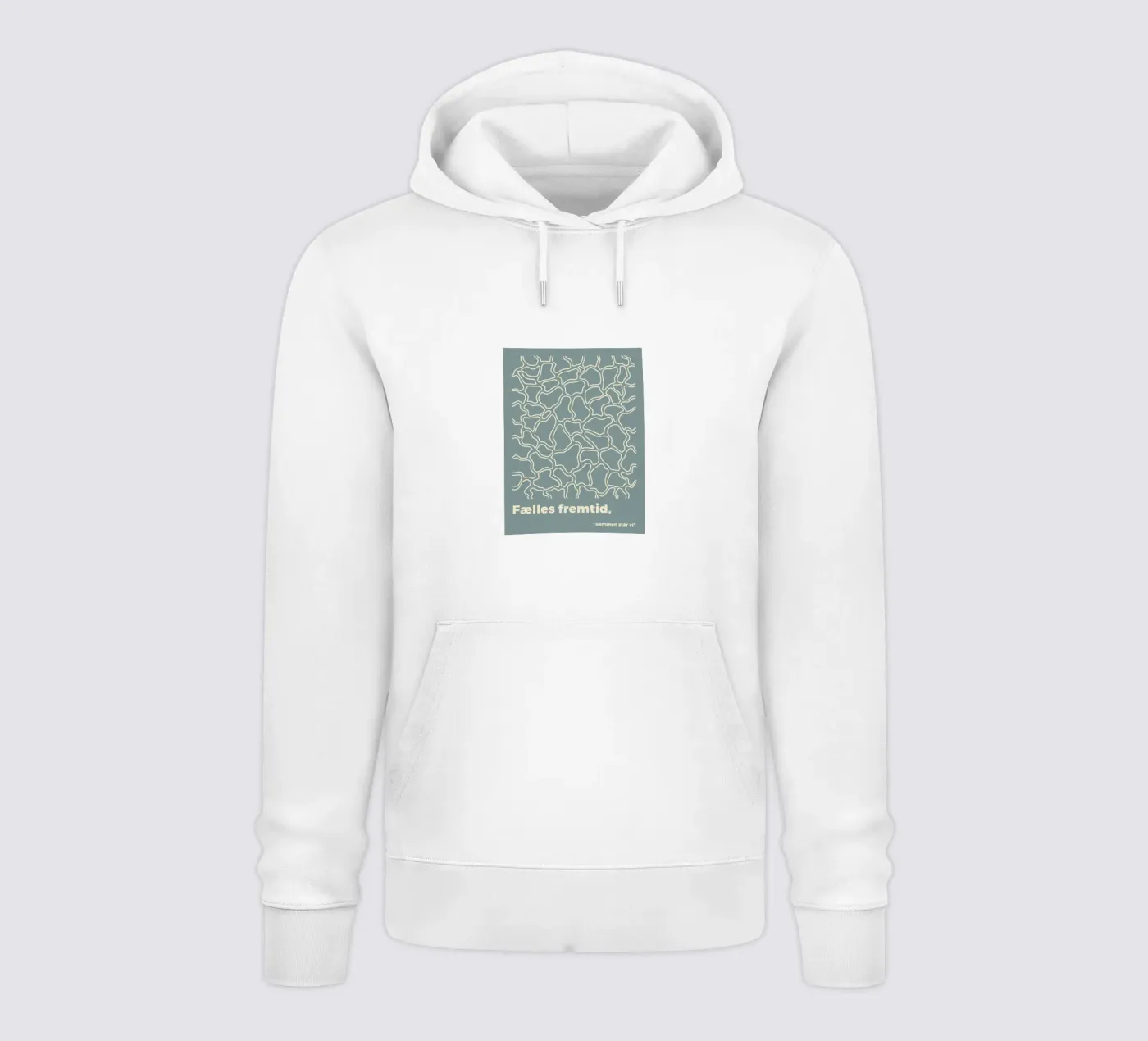 Shared future hoodie by MODERN NUANCE