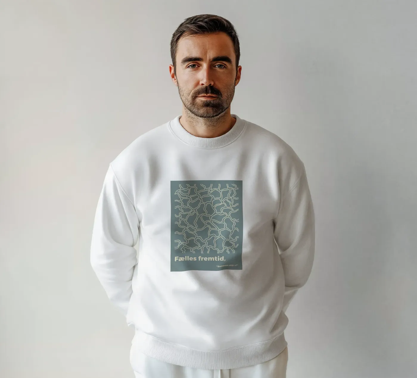 Shared future sweatshirt by MODERN NUANCE