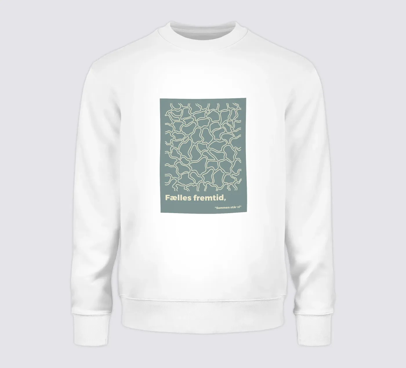 Shared future sweatshirt by MODERN NUANCE