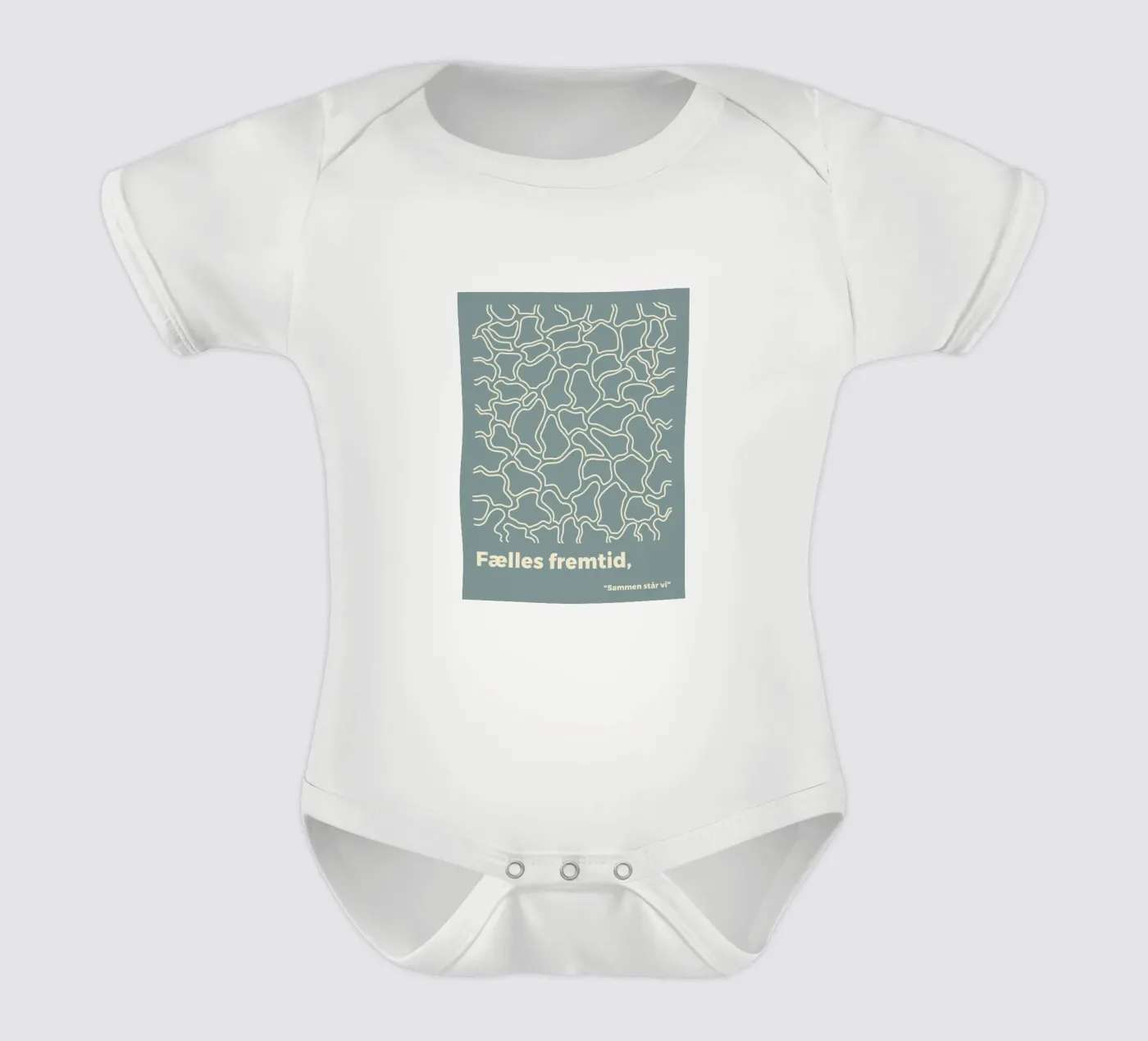 Gemeinsame Zukunft Kurzarm Babybody von MODERN NUANCE