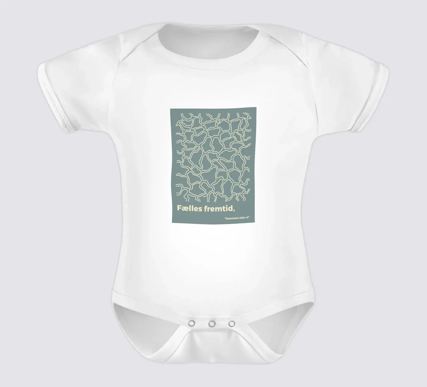 Gemeinsame Zukunft Kurzarm Babybody von MODERN NUANCE