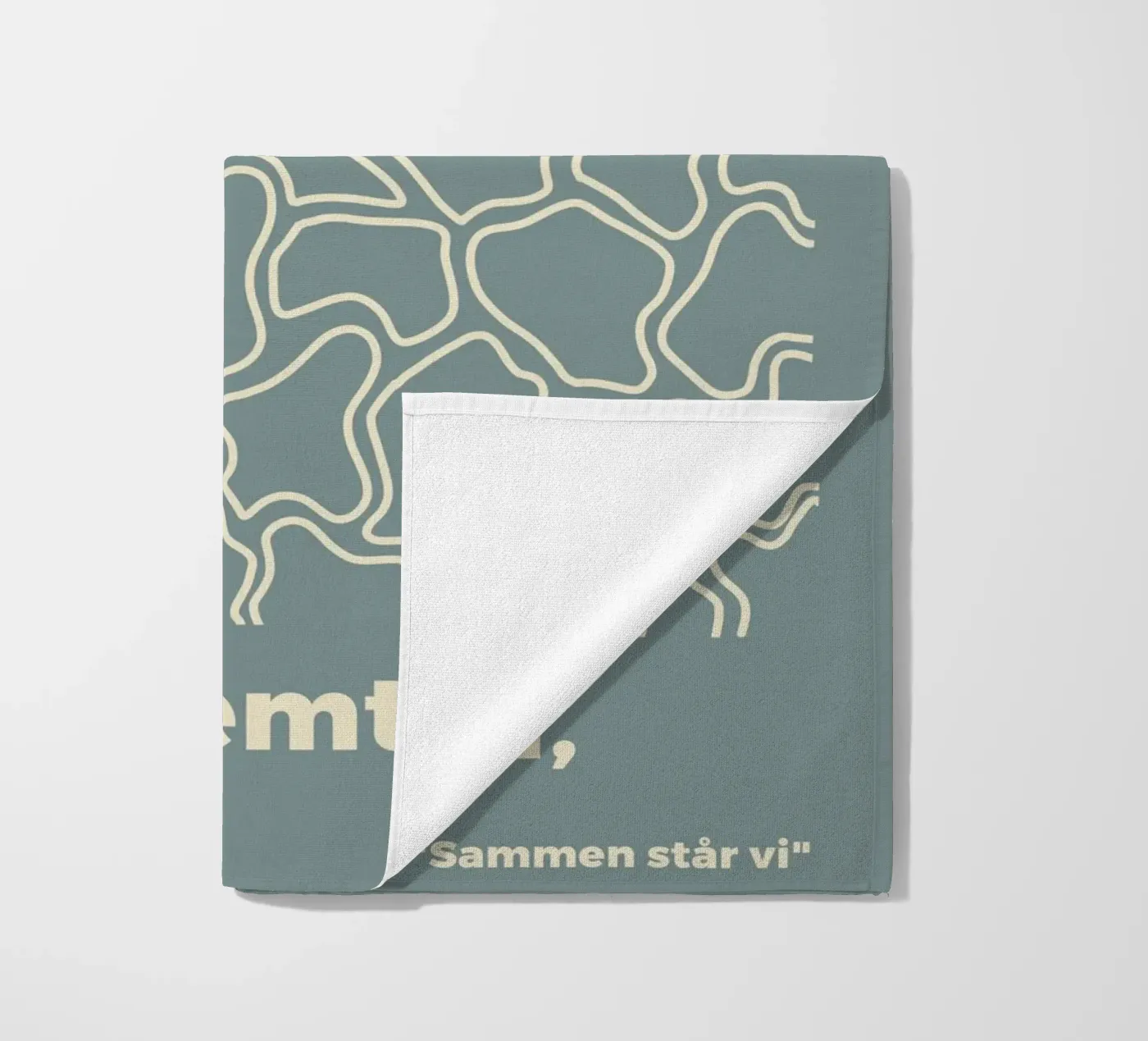 Gemeinsame Zukunft Strandtuch von MODERN NUANCE