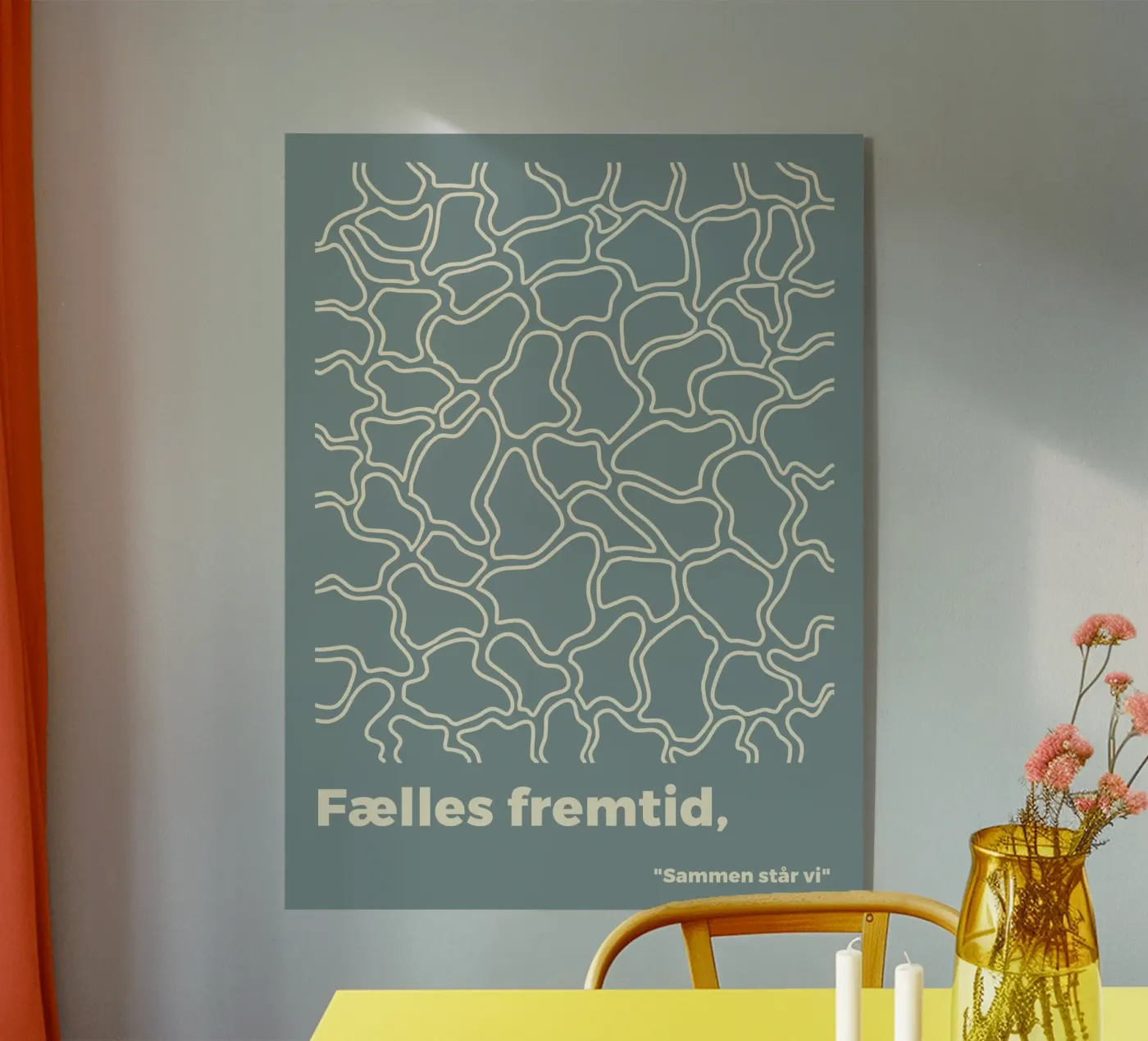 Gedeelde toekomst acryl van MODERN NUANCE