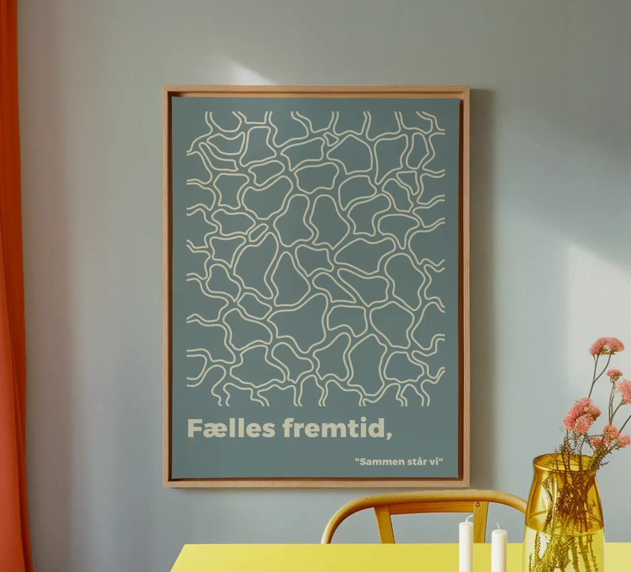 Shared future canvas with Floater frame by MODERN NUANCE