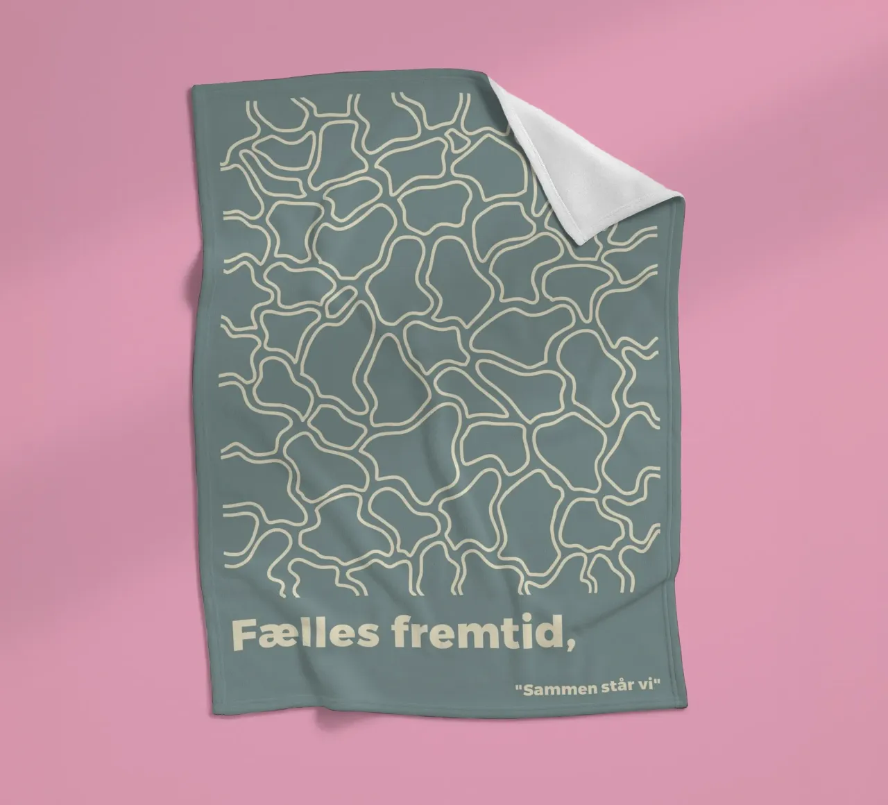 Shared future fleece blanket by MODERN NUANCE