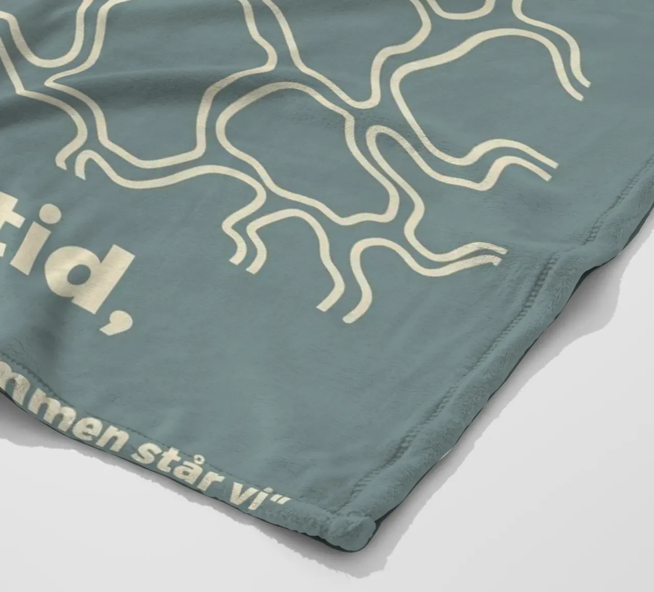 Shared future fleece blanket by MODERN NUANCE