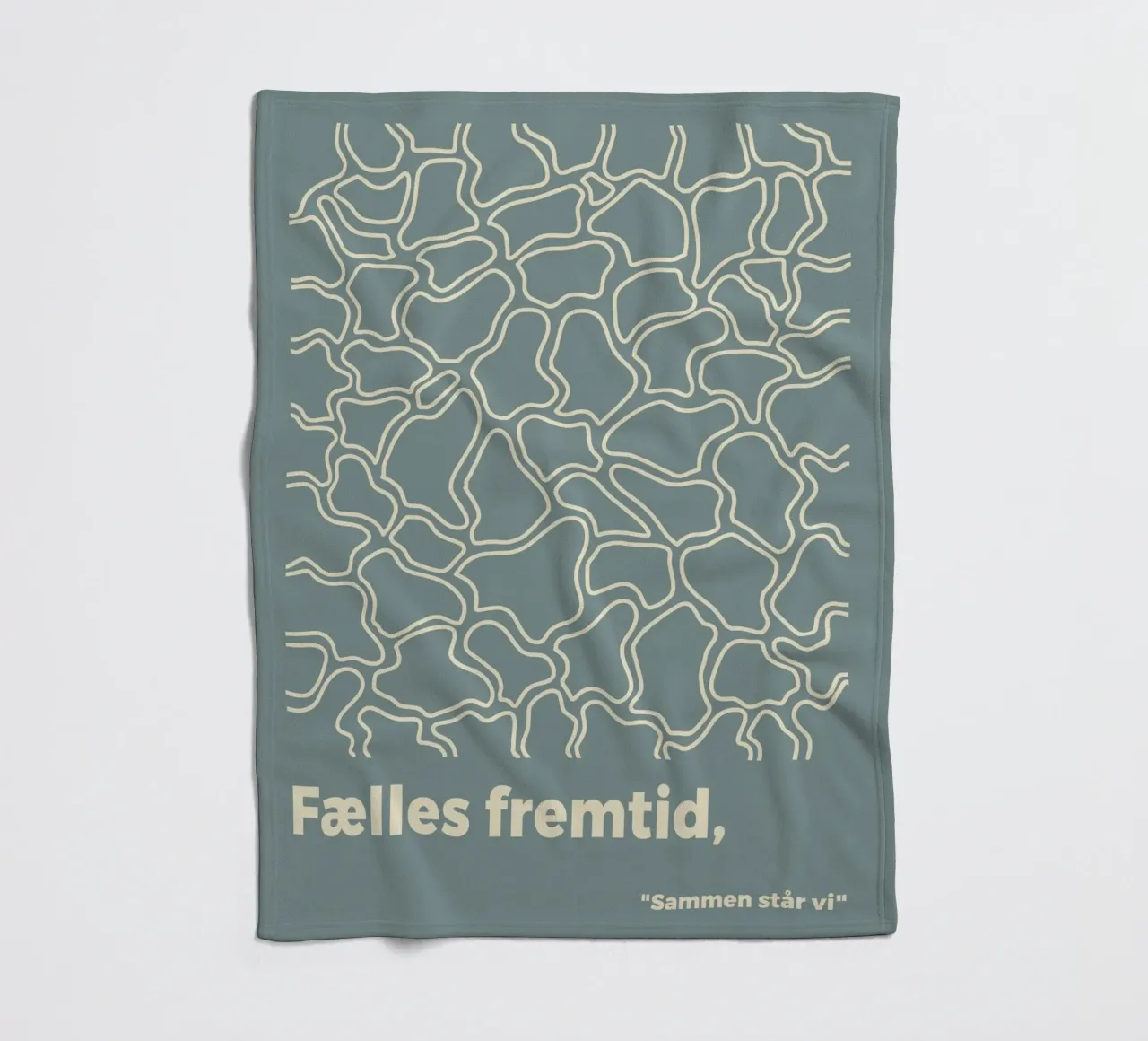 Shared future fleece blanket by MODERN NUANCE