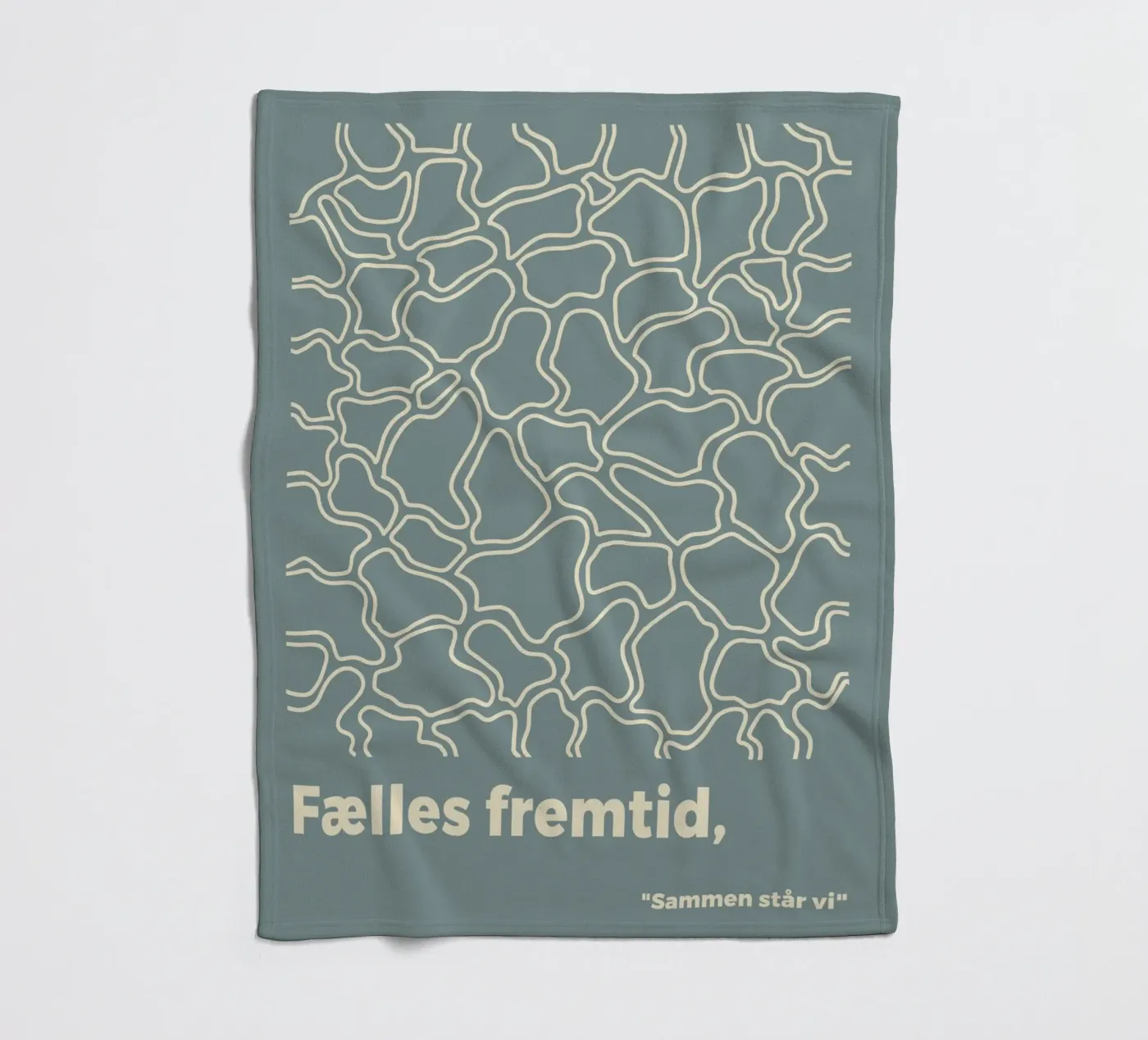 Shared future plaid polaire de MODERN NUANCE