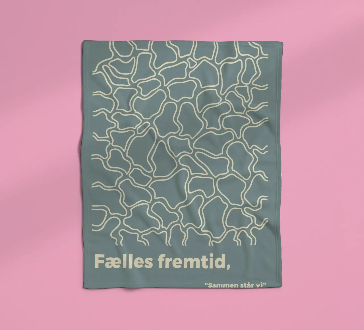 Shared future fleece blanket by MODERN NUANCE