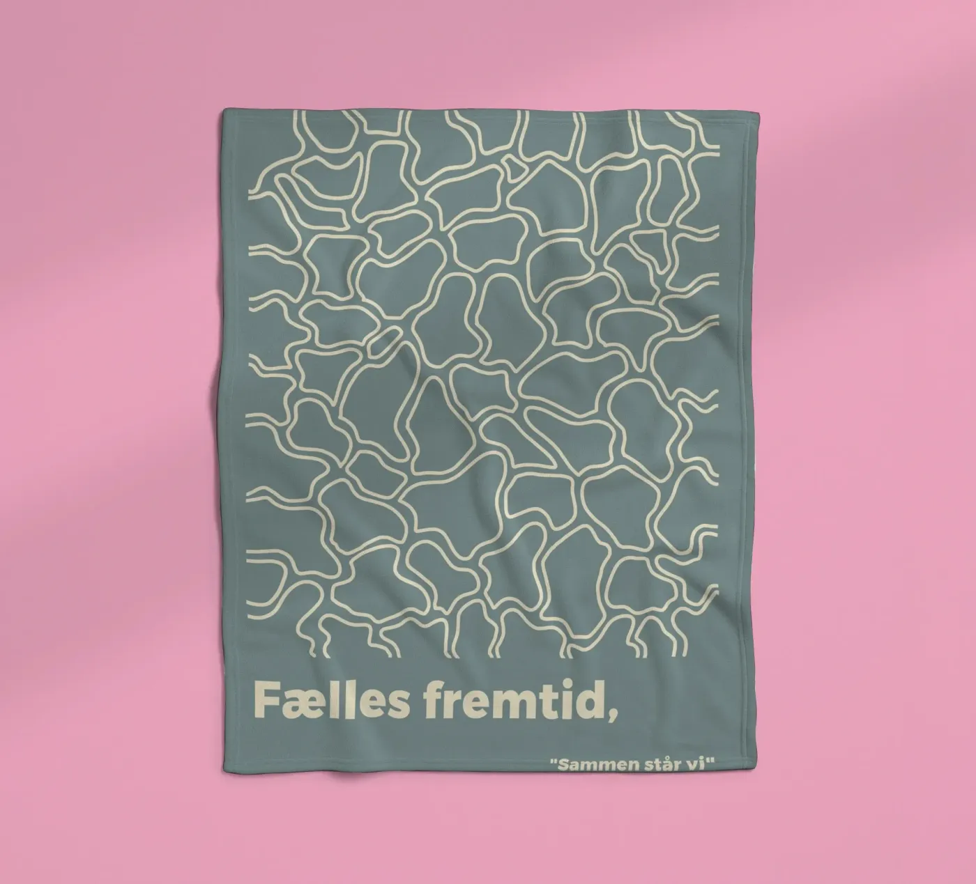 Shared future plaid polaire de MODERN NUANCE