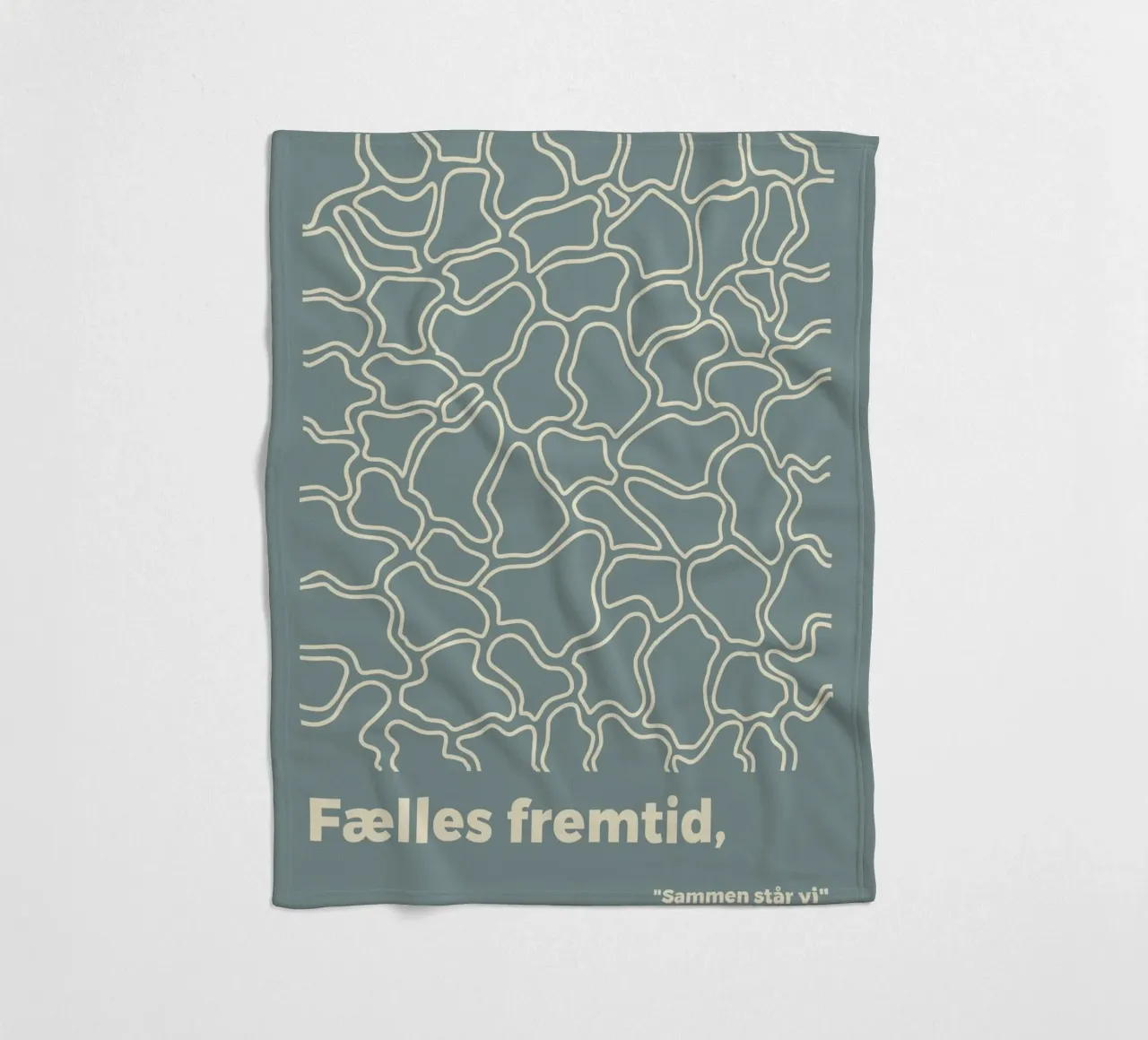 Shared future fleece blanket by MODERN NUANCE