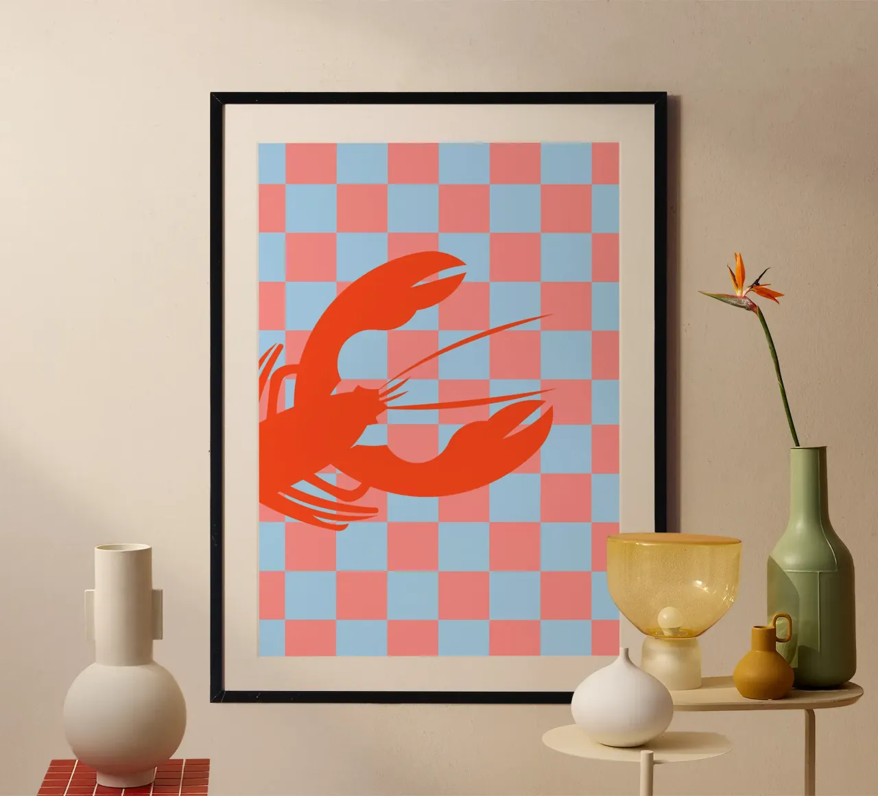 Lobster poster da FRICKE DESIGN