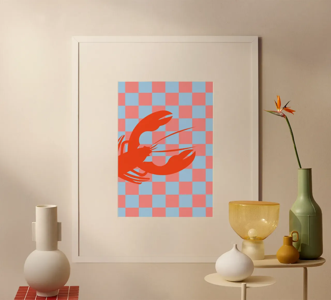 Lobster poster da FRICKE DESIGN