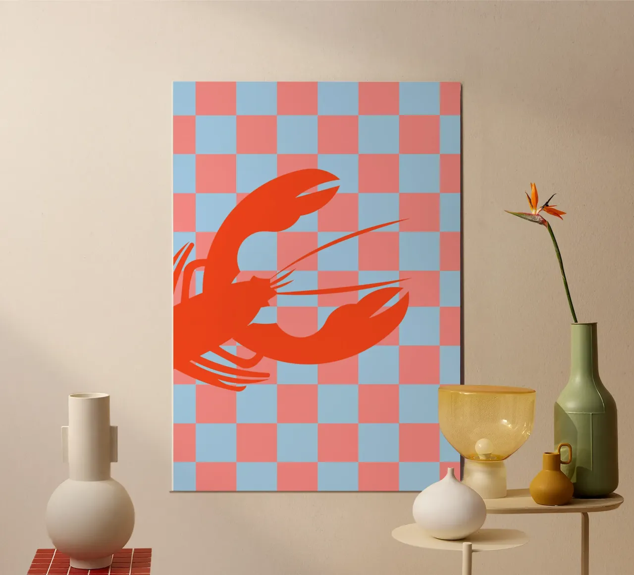 Lobster poster da FRICKE DESIGN
