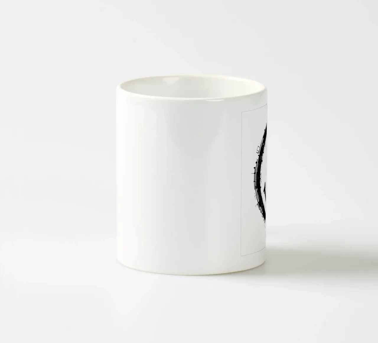 Emoji_StyleA_white2 tazza in ceramica da AI-Portraits by LK