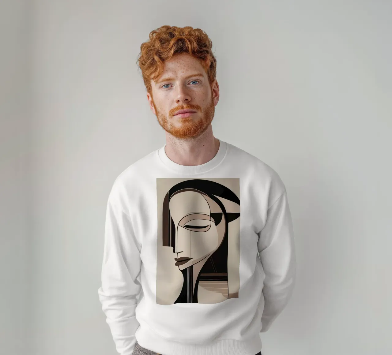 Mujer abstracta sudadera de Imagine
