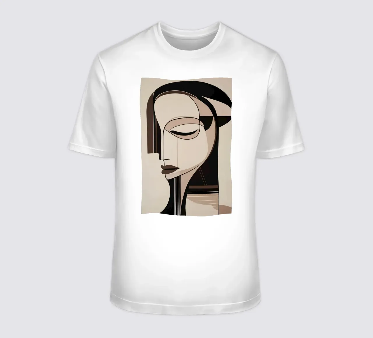 Abstrakte Frau T-Shirt von Imagine