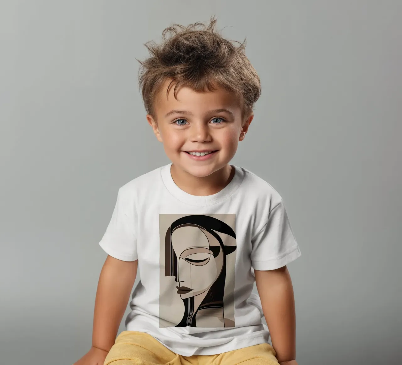 Mujer abstracta camiseta para niños de Imagine