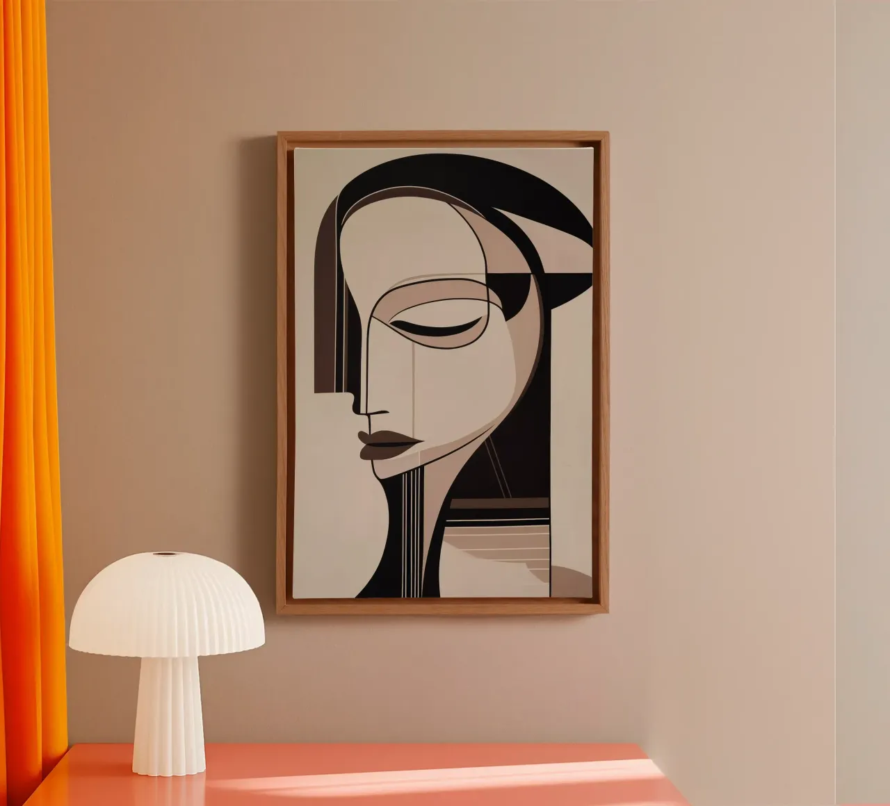 Abstract woman canvas by Imagine