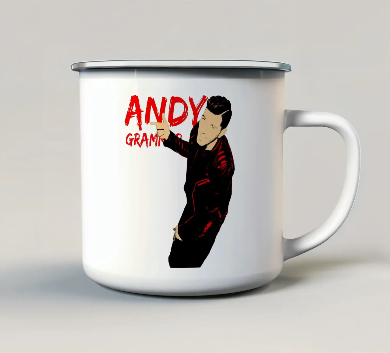 Reggae Andy Grammer tazza in smalto da grass.studio_