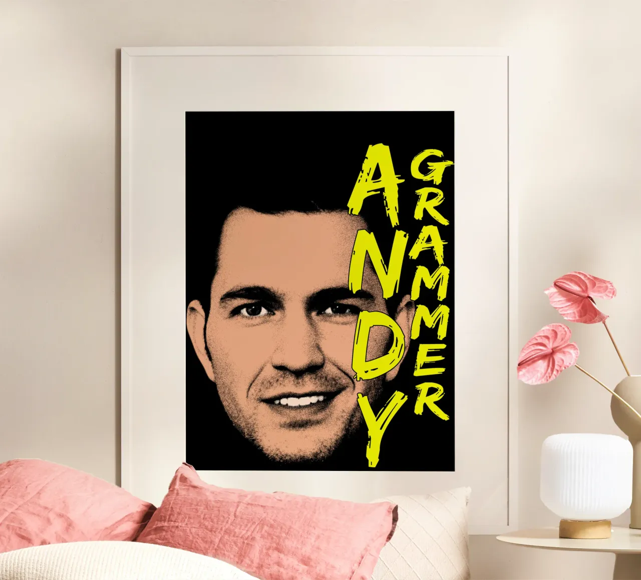 Grunge Style Andy Grammer Poster von grass.studio_