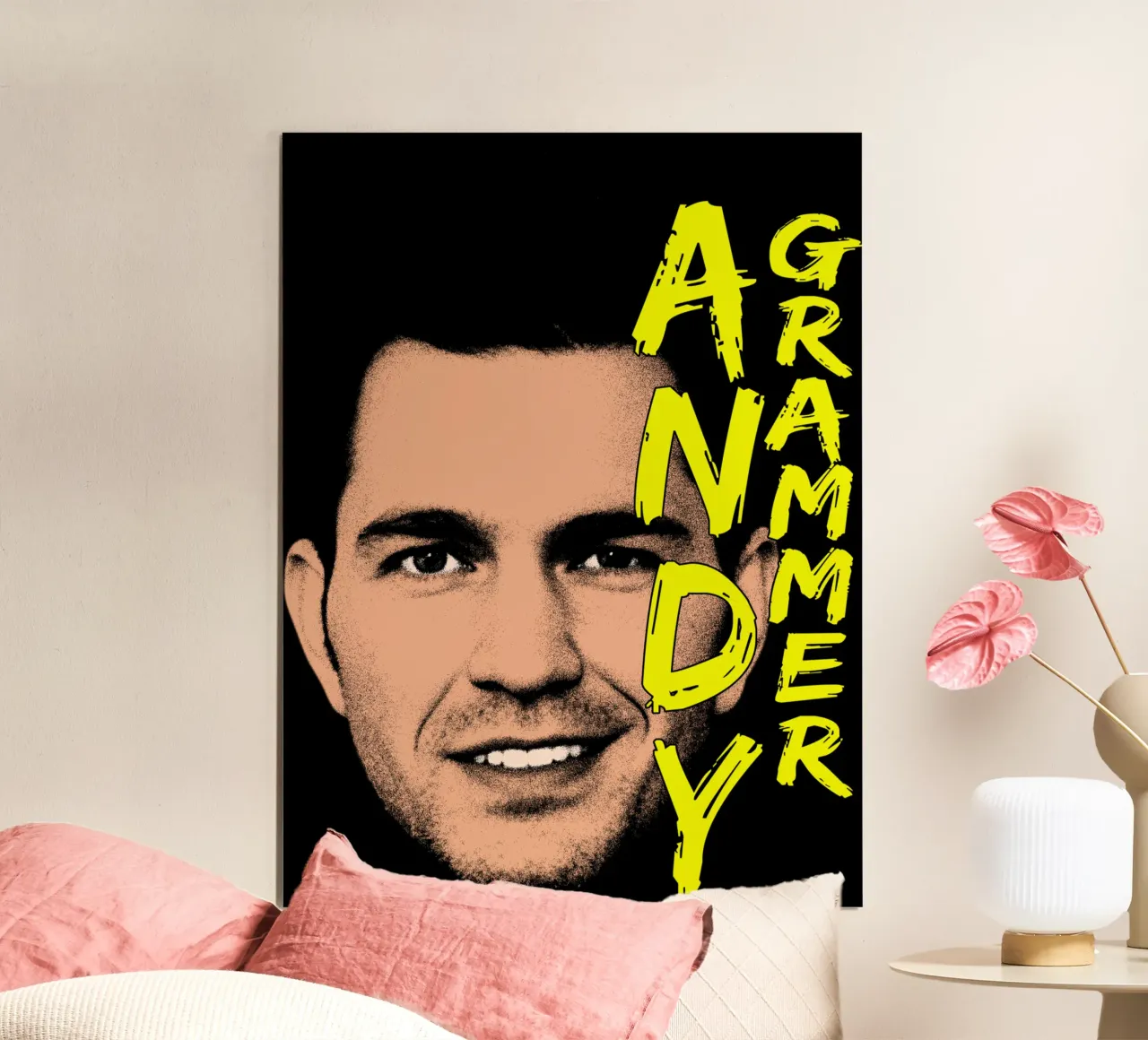 Grunge Style Andy Grammer Poster von grass.studio_